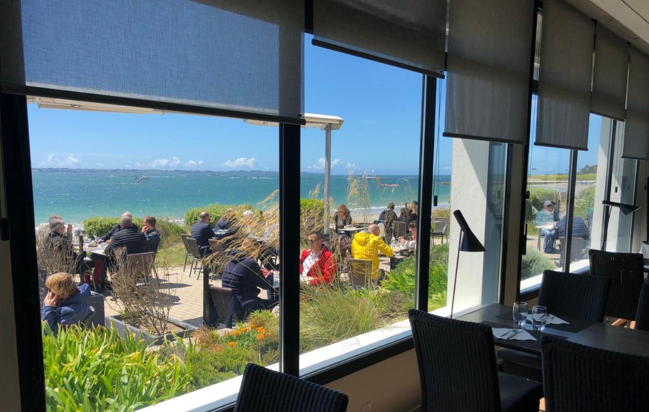 Logis Hotel & Restaurant Les Mouettes - Larmor Plage, Proche De Lorient Exteriör bild