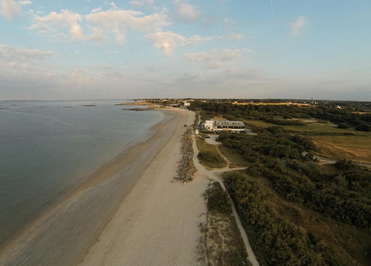 Logis Hotel & Restaurant Les Mouettes - Larmor Plage, Proche De Lorient Exteriör bild