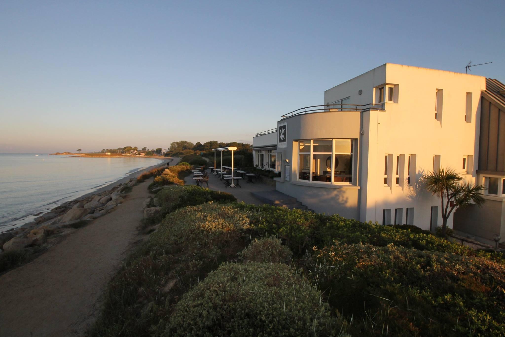 Logis Hotel & Restaurant Les Mouettes - Larmor Plage, Proche De Lorient Exteriör bild