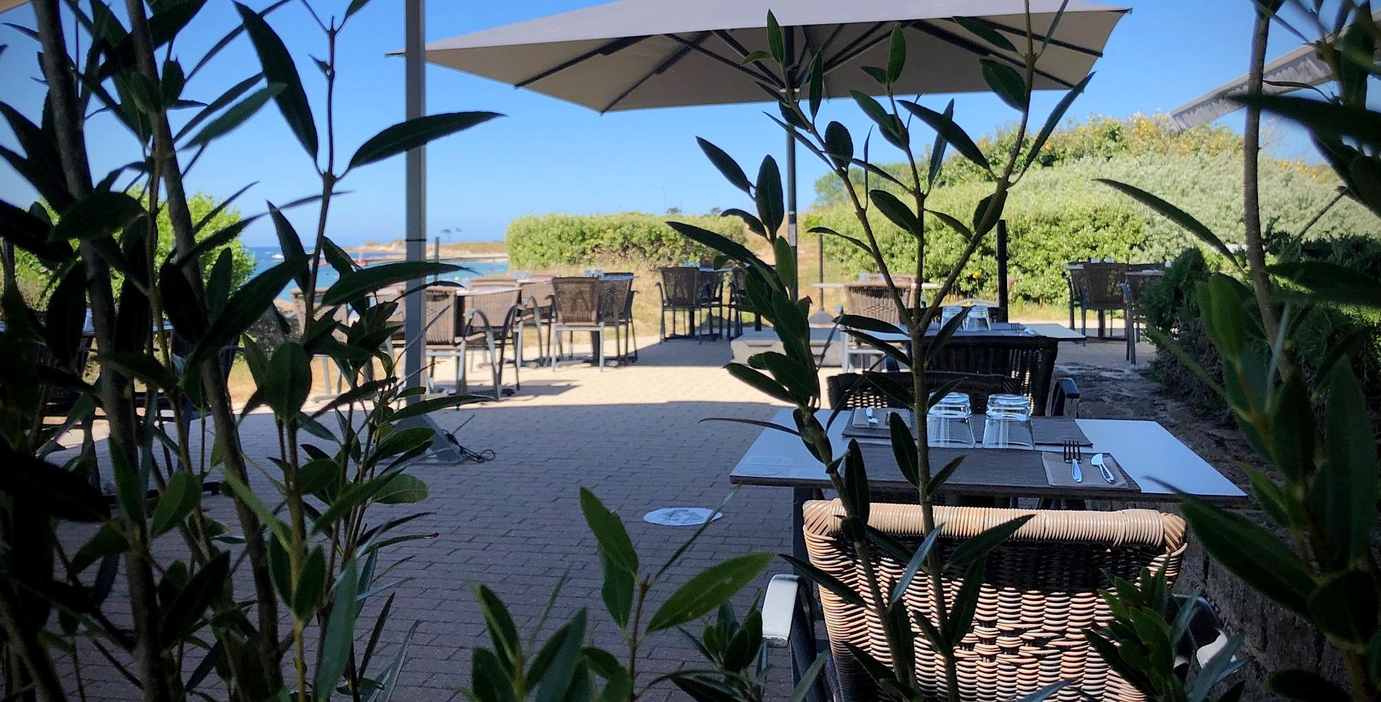 Logis Hotel & Restaurant Les Mouettes - Larmor Plage, Proche De Lorient Exteriör bild