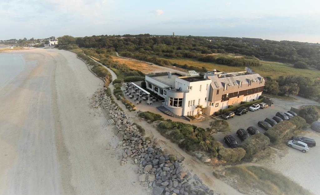 Logis Hotel & Restaurant Les Mouettes - Larmor Plage, Proche De Lorient Exteriör bild