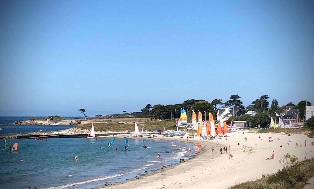 Logis Hotel & Restaurant Les Mouettes - Larmor Plage, Proche De Lorient Exteriör bild