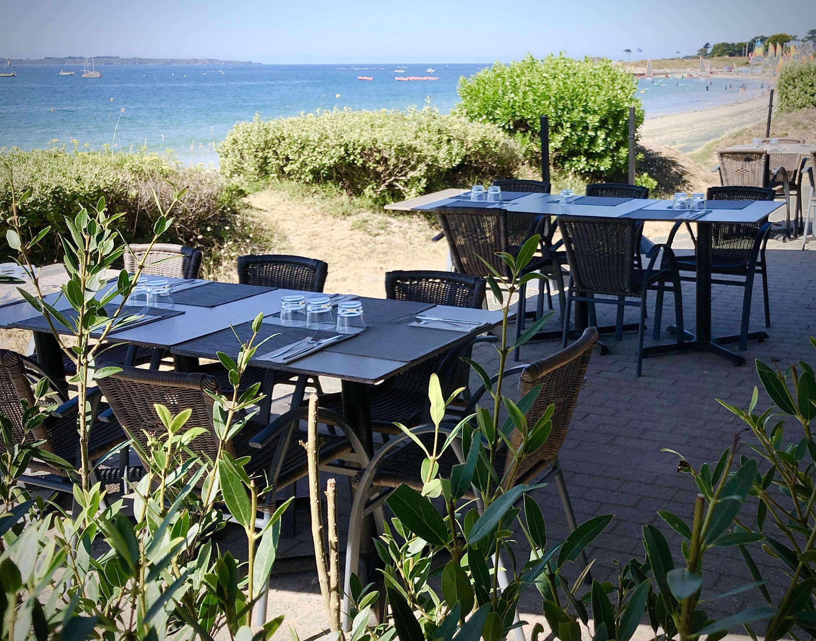 Logis Hotel & Restaurant Les Mouettes - Larmor Plage, Proche De Lorient Exteriör bild