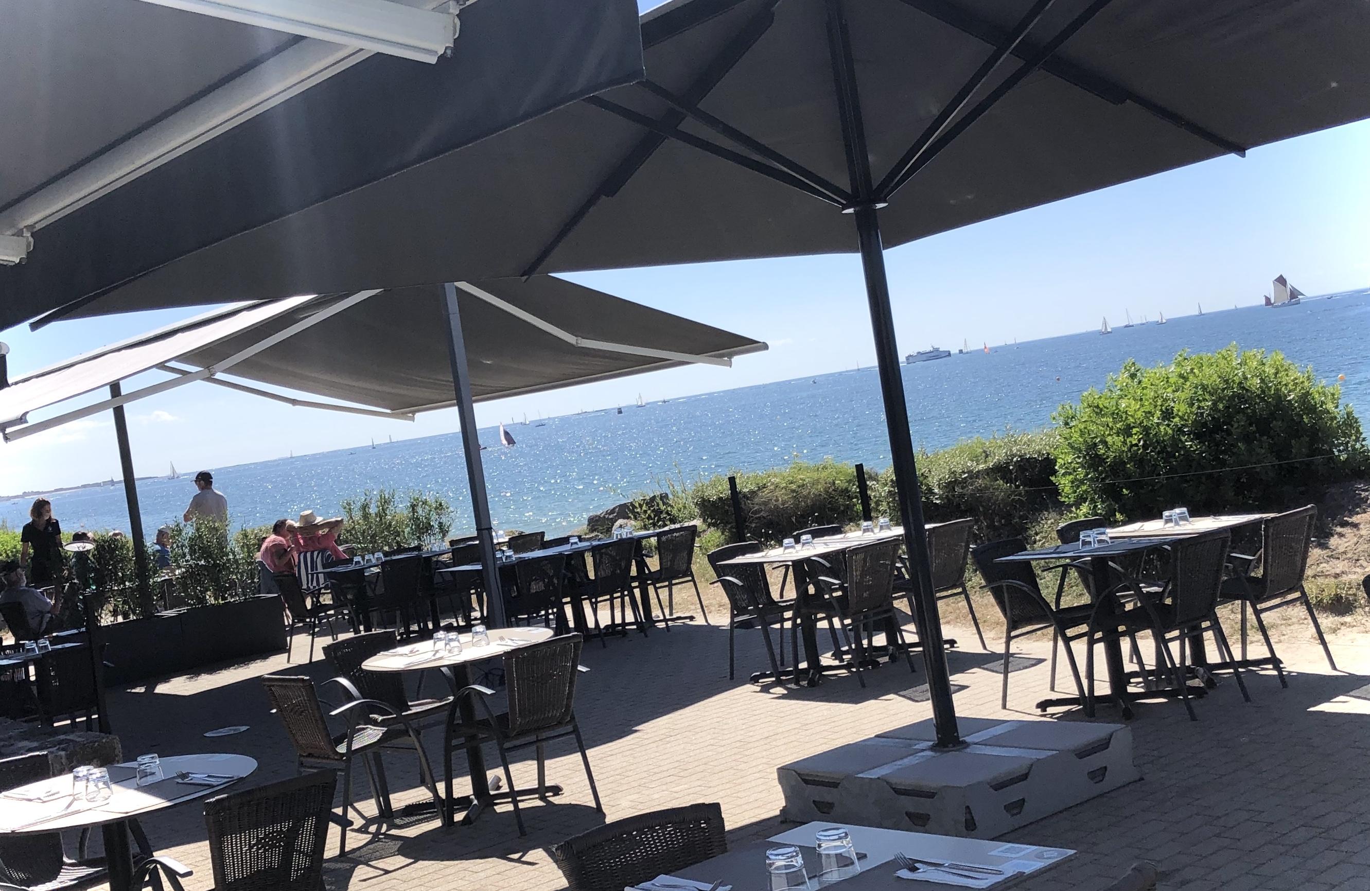Logis Hotel & Restaurant Les Mouettes - Larmor Plage, Proche De Lorient Exteriör bild