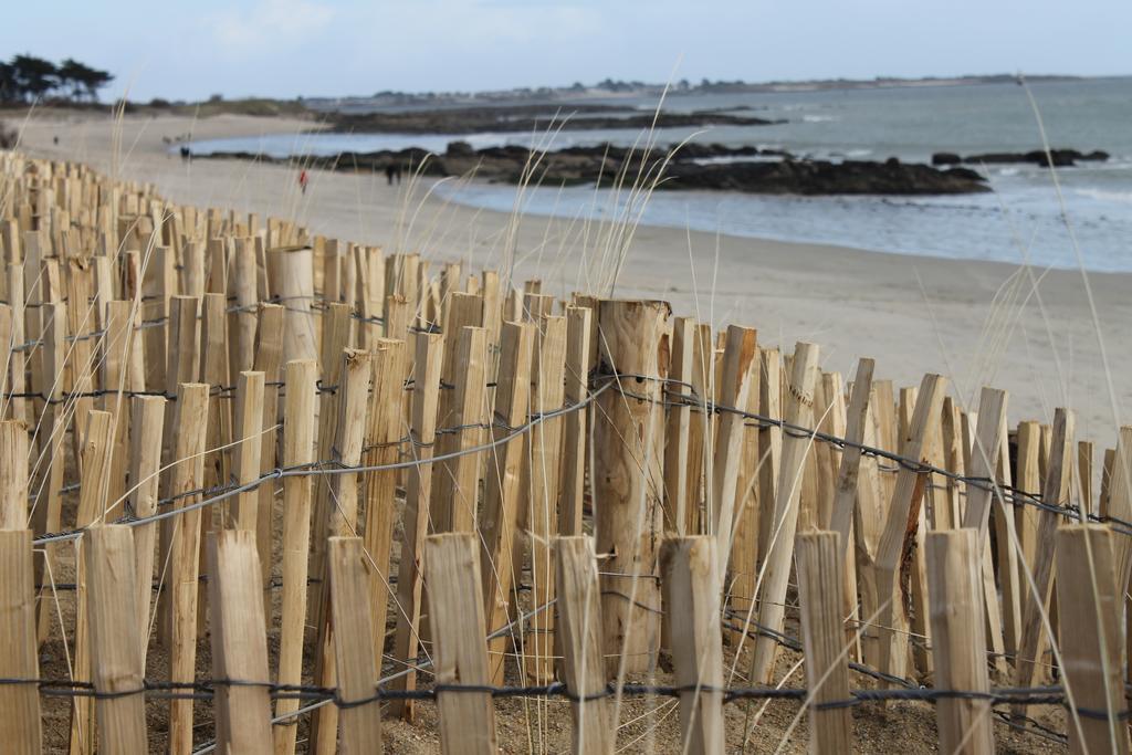 Logis Hotel & Restaurant Les Mouettes - Larmor Plage, Proche De Lorient Exteriör bild